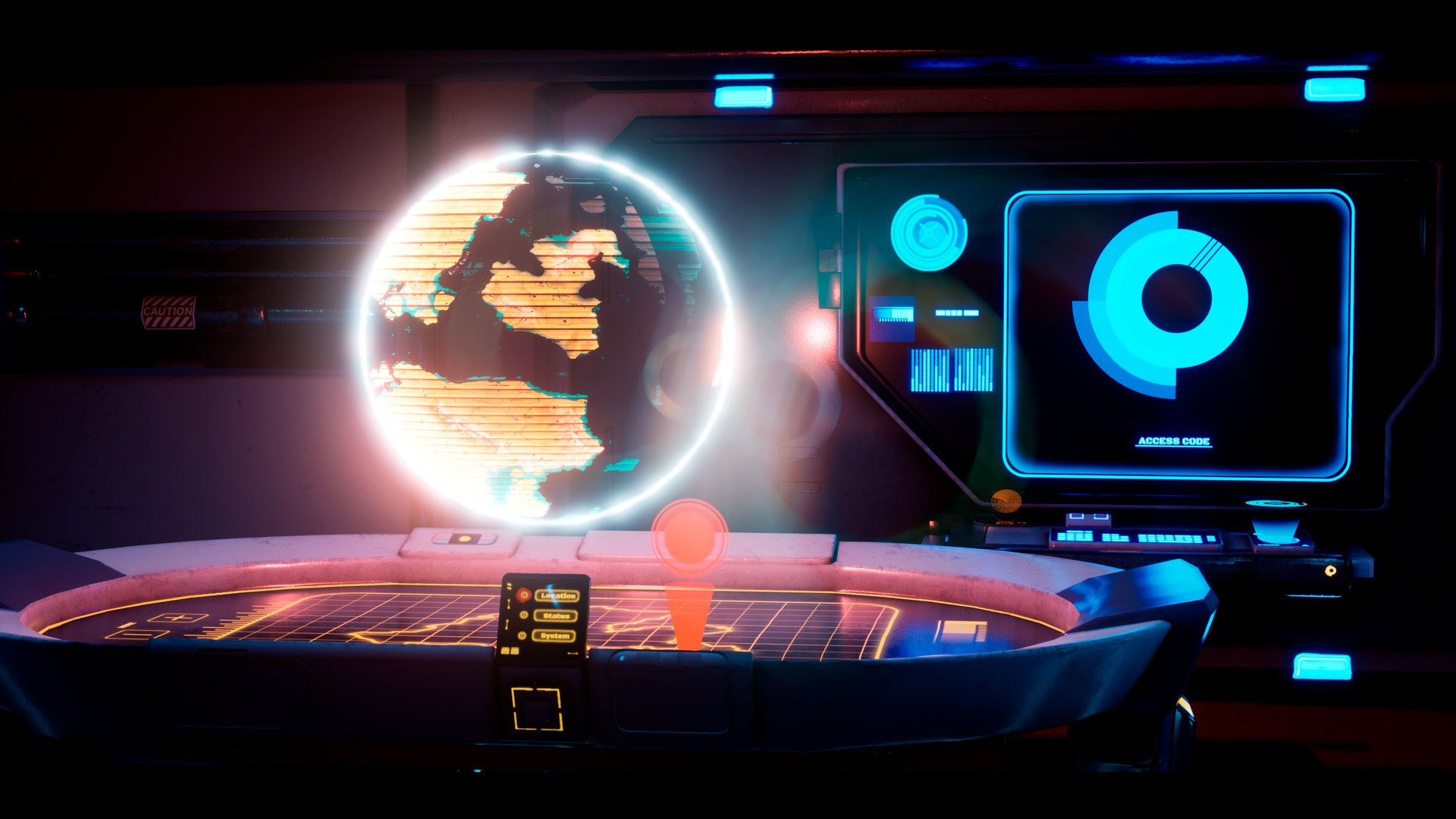 3D Model Sci Fi Control Room - TurboSquid 2104800
