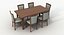 Juego de mesa y sillas de comedor