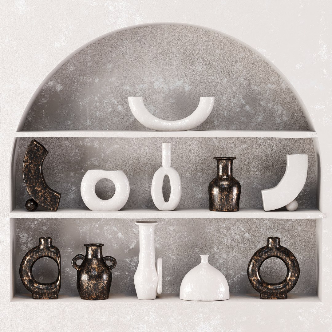 Decor Vase Set42 3D Model - TurboSquid 1801161