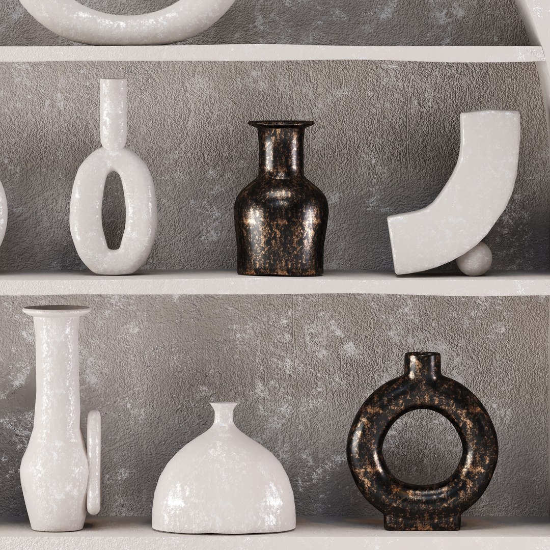 Decor Vase Set42 3D Model - TurboSquid 1801161