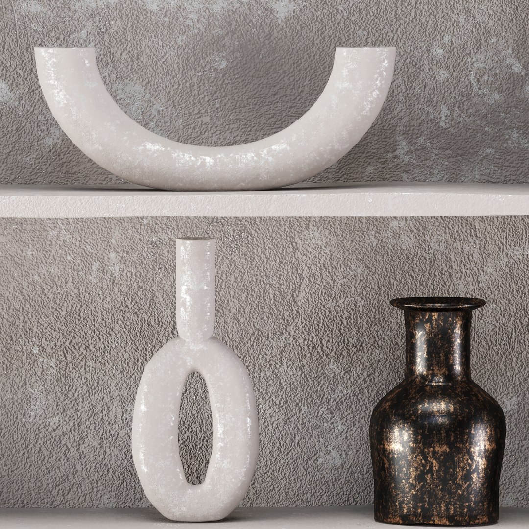 Decor Vase Set42 3D Model - TurboSquid 1801161