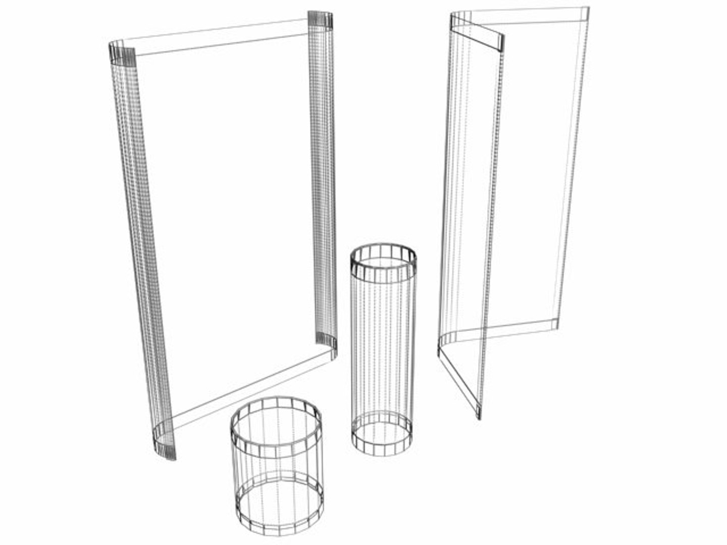 screen basket 3d max