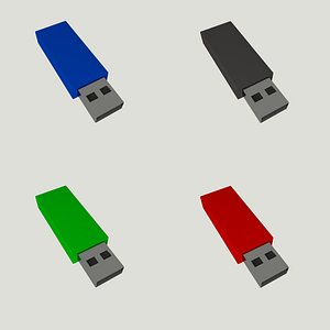 pendrive 3D model