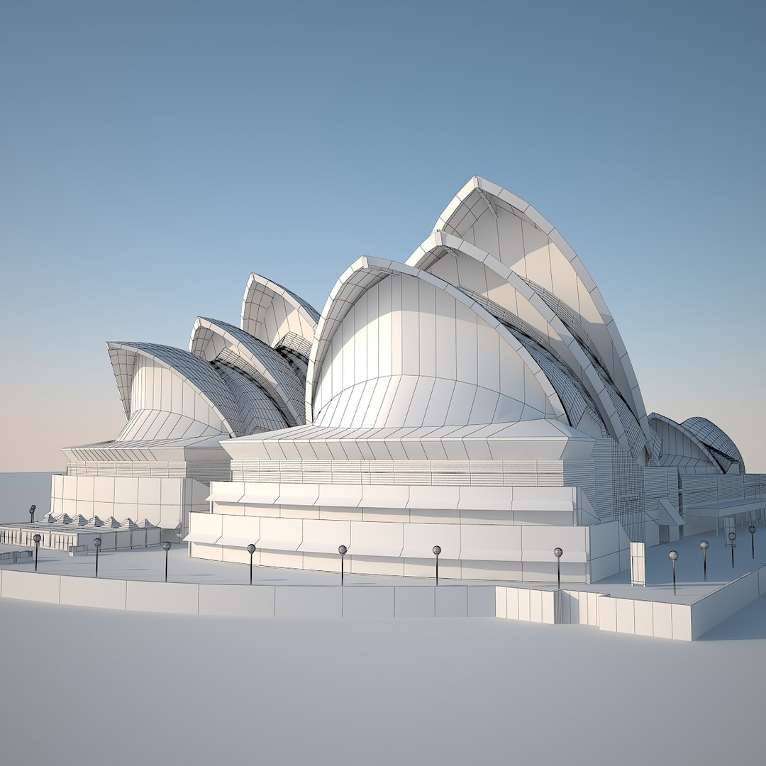 3d Sydney Opera House Model