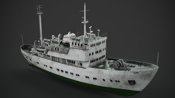 3D old vessel - TurboSquid 1451418