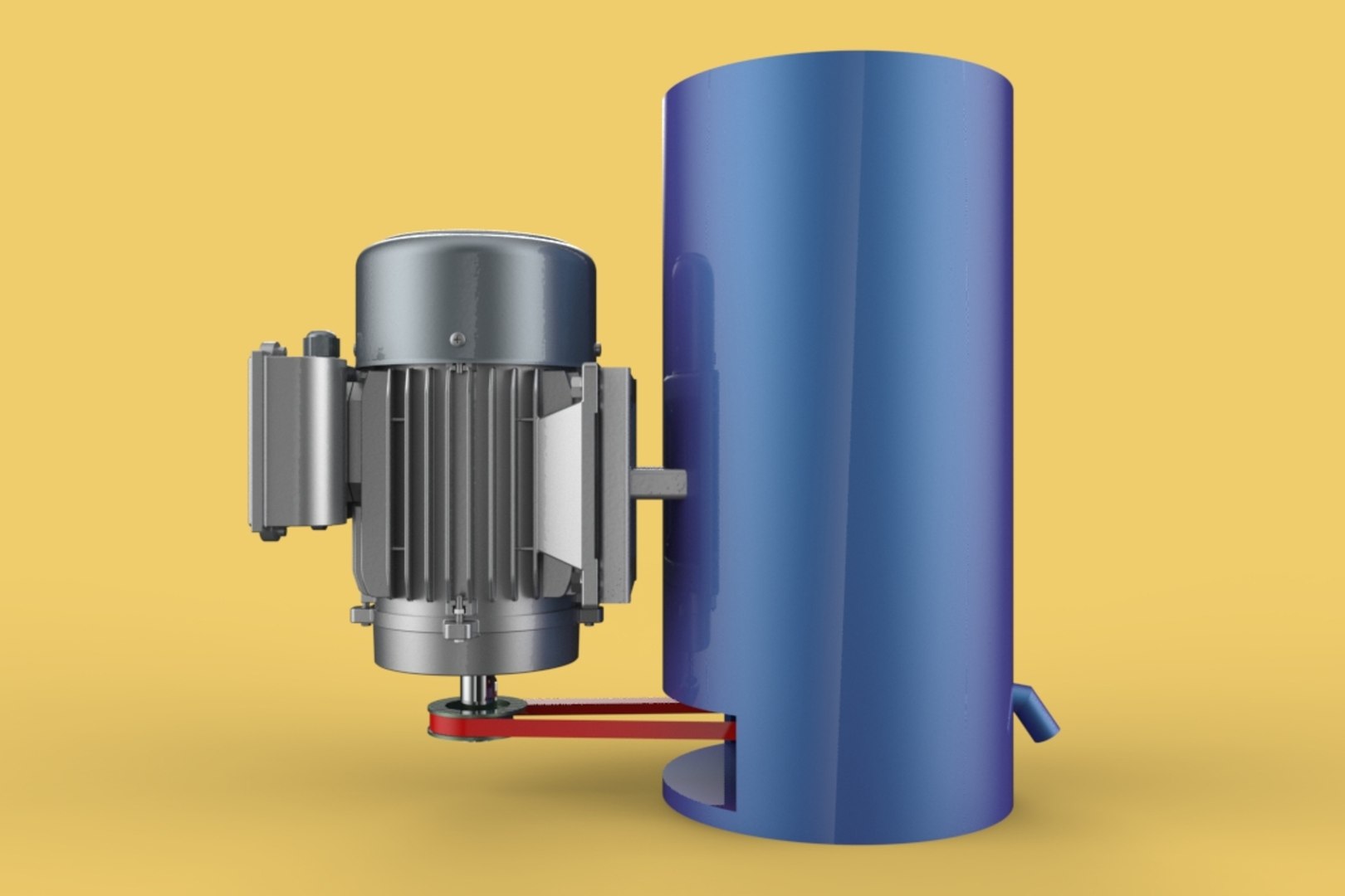 CENTRIFUGAL SPIN SPINNER DRYER MINI HYDRO OIL DRYER MACHINE 3D