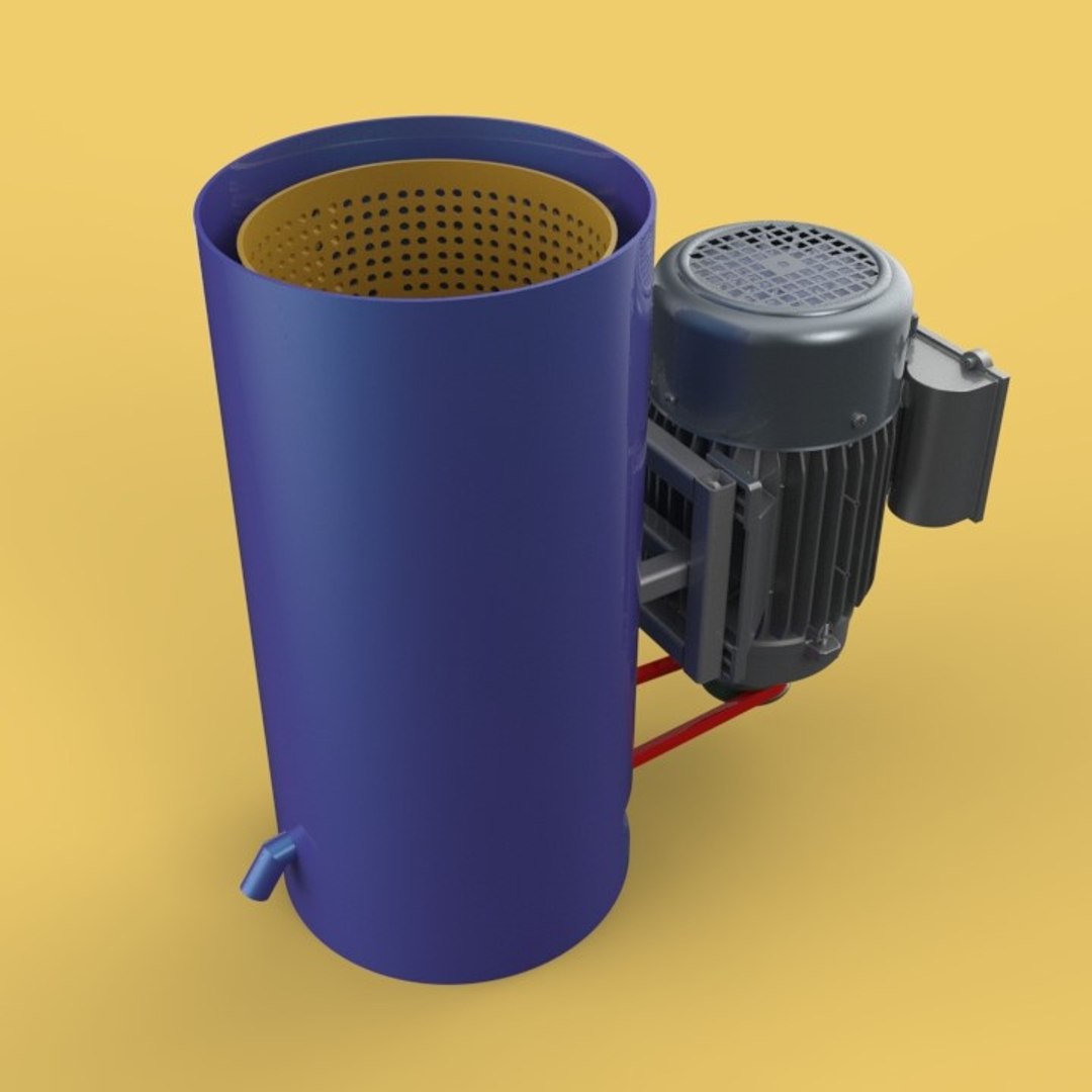 CENTRIFUGAL SPIN SPINNER DRYER MINI HYDRO OIL DRYER MACHINE 3D