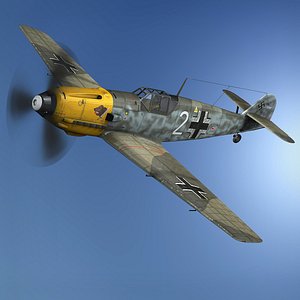 Messerschmitt - BF-109 E - White 2 - JG 5