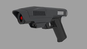 medium laser gun 3d 3ds