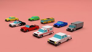 Simple LowPoly Vehicles