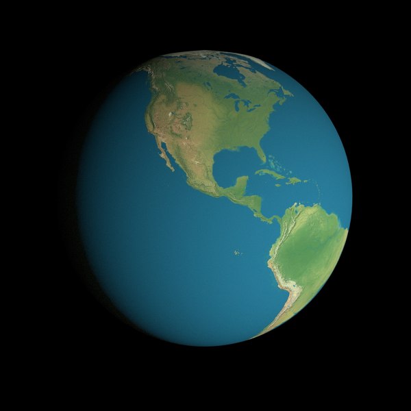 16k earth obj