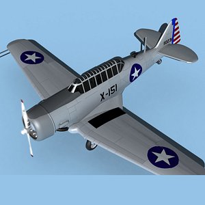 3D North American T-6 Texan USAAF V01