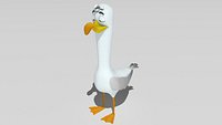 Goofy seagull