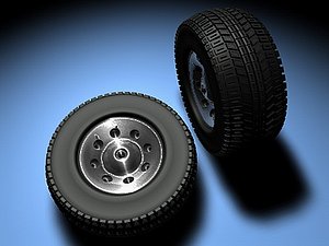 free c4d mode car tyre