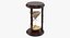 wood hourglass timer time 3D model