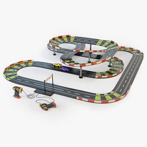 racing track toy 3d model
