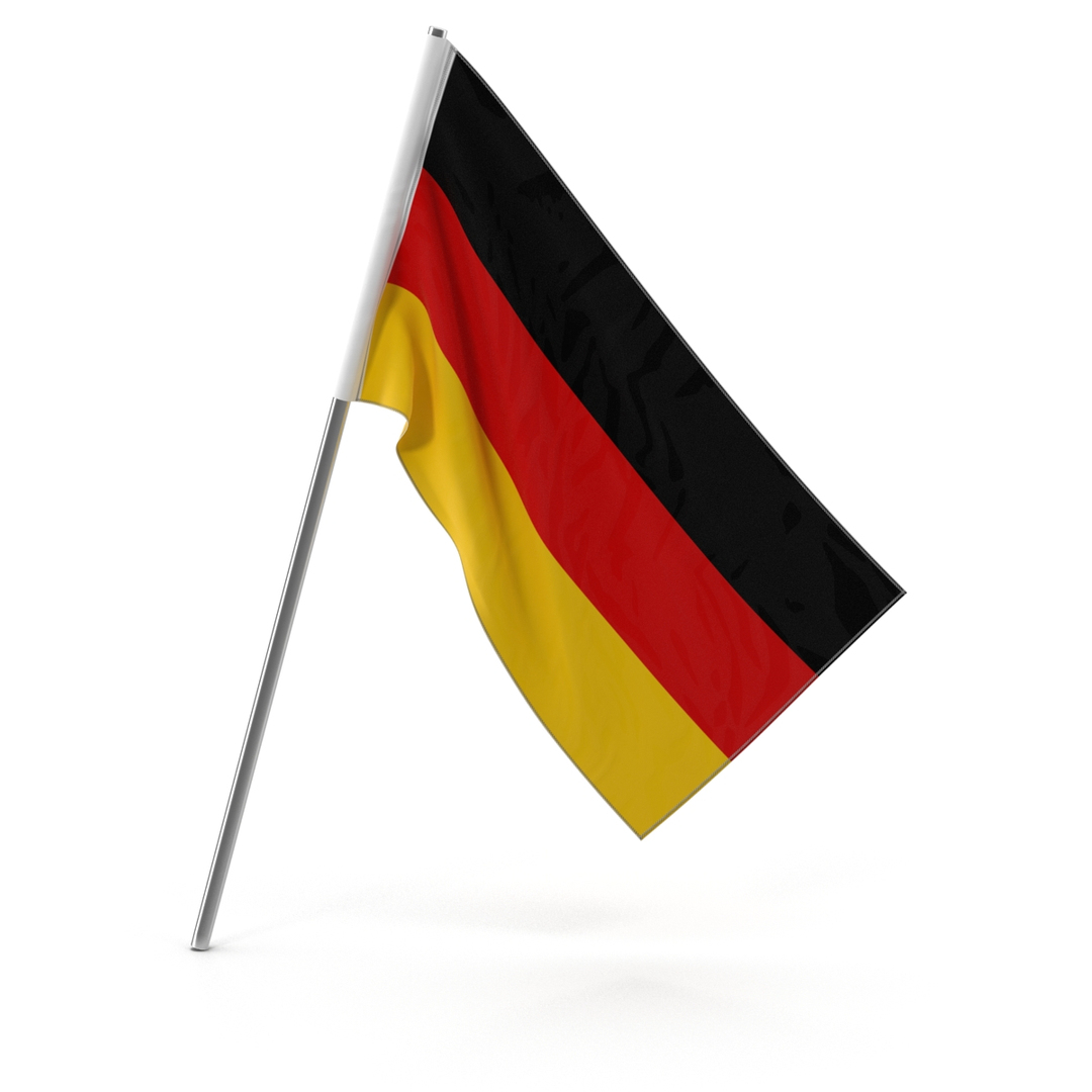 Germany Flag Modeled 3d Model
