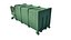Green Trash Compactor 3D model