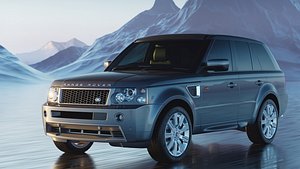 3D 2006 Land Rover Range Rover Sport HST model