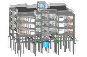 Projeto edificio multifamiliar arquitetonico e complementares