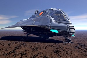 3d stealth hunter model