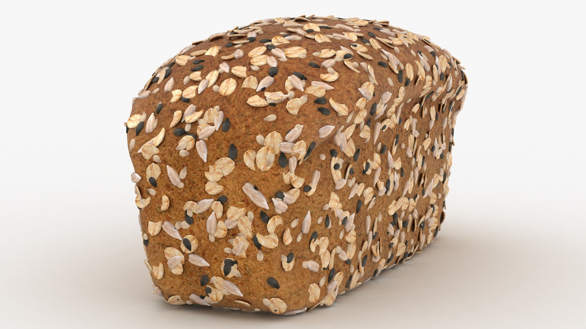 Realistic Multigrain Bread 3D Model - TurboSquid 1449713