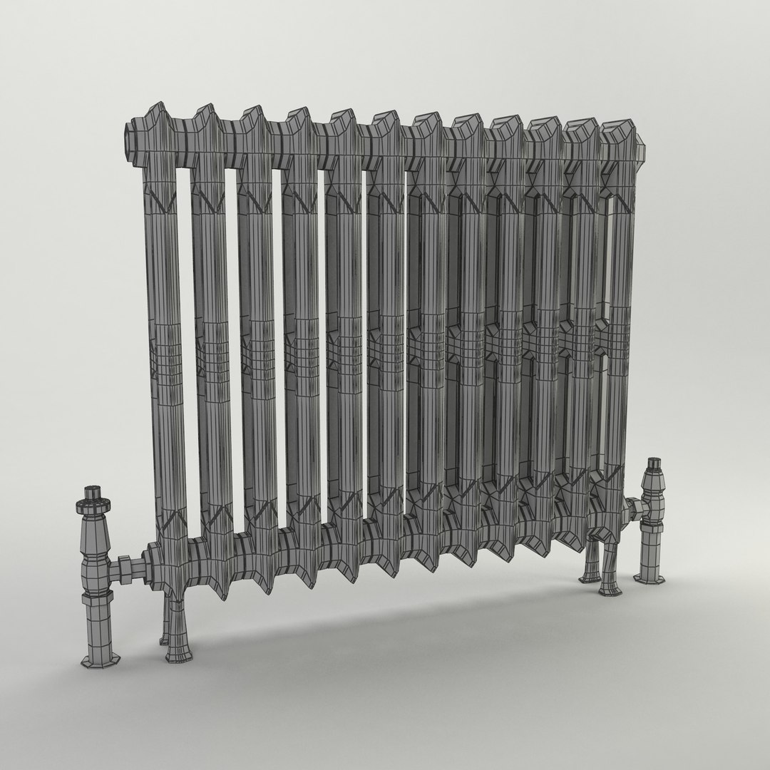 Vintage Radiator 3d Max