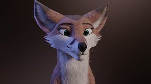 Lilly The Fox 3D model