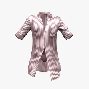 Ladies Sleepshirt - Lingerie 3D model