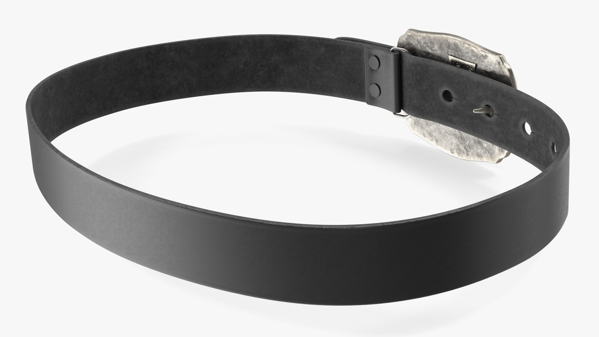 3D Levis Belt With Plaque Buckle Model - TurboSquid 2040357
