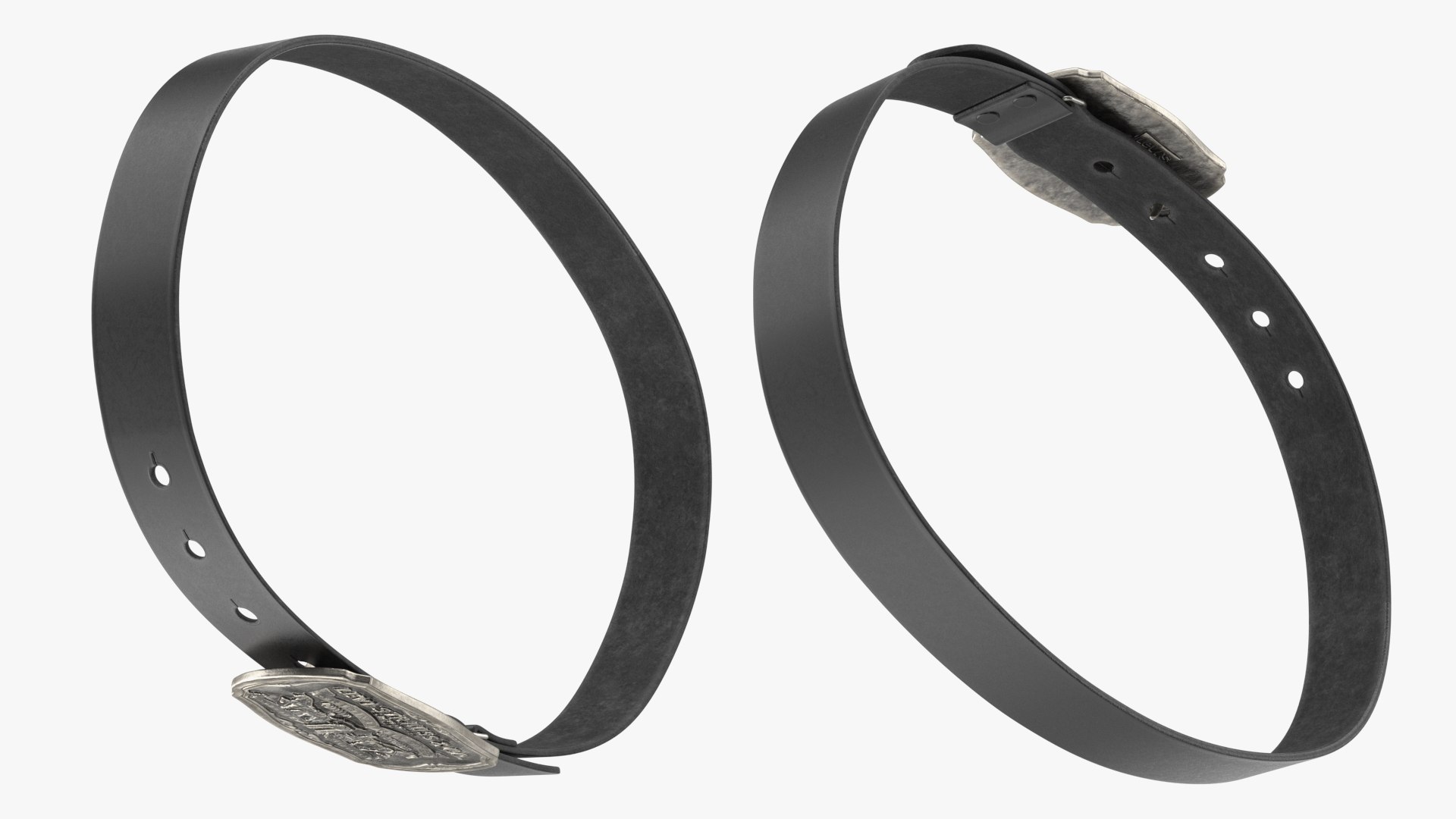 3D Levis Belt With Plaque Buckle Model - TurboSquid 2040357