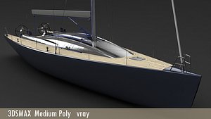 47" Cruiser Medium-Low Poly