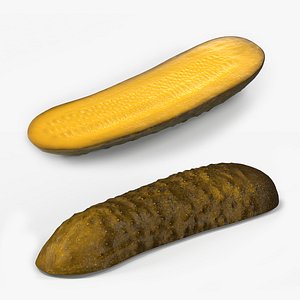 Cucumber Pickled Food Half