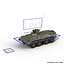 russian tanks rigged 2 3D model