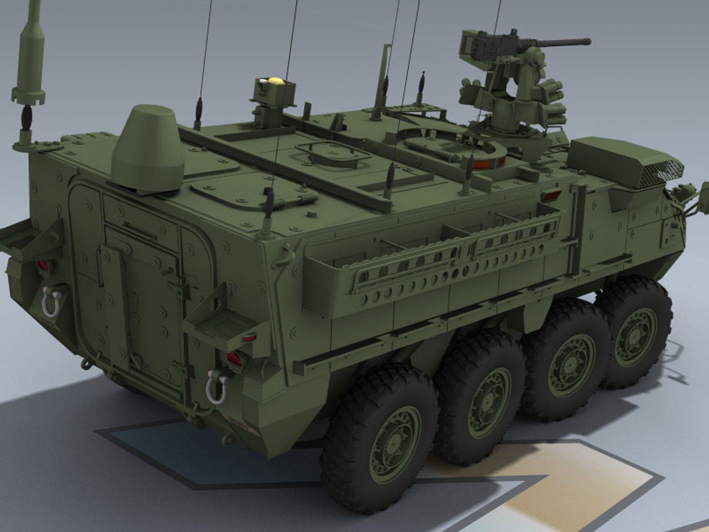 3d Obj M1130 Cv Stryker