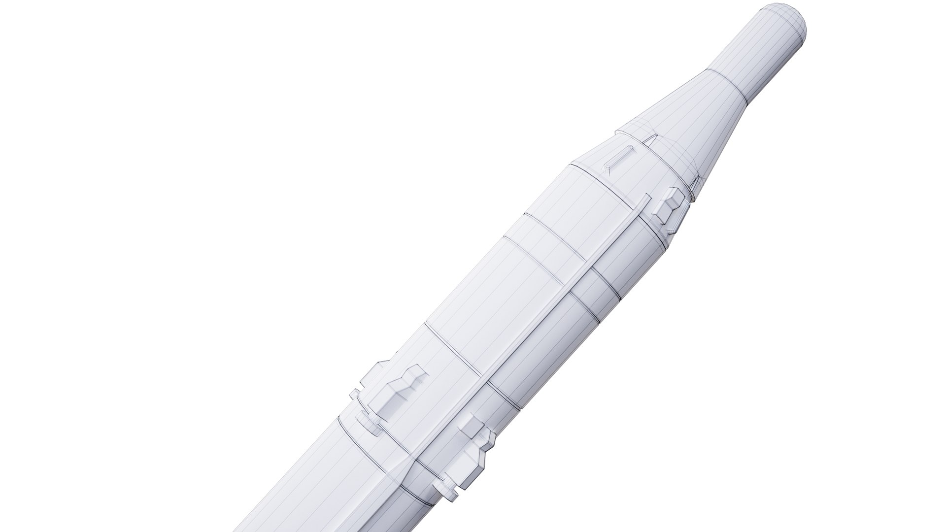 3D R36 Ballistic Missile Model TurboSquid 1857688