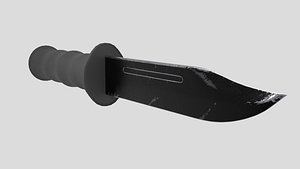 3D Combat Knife