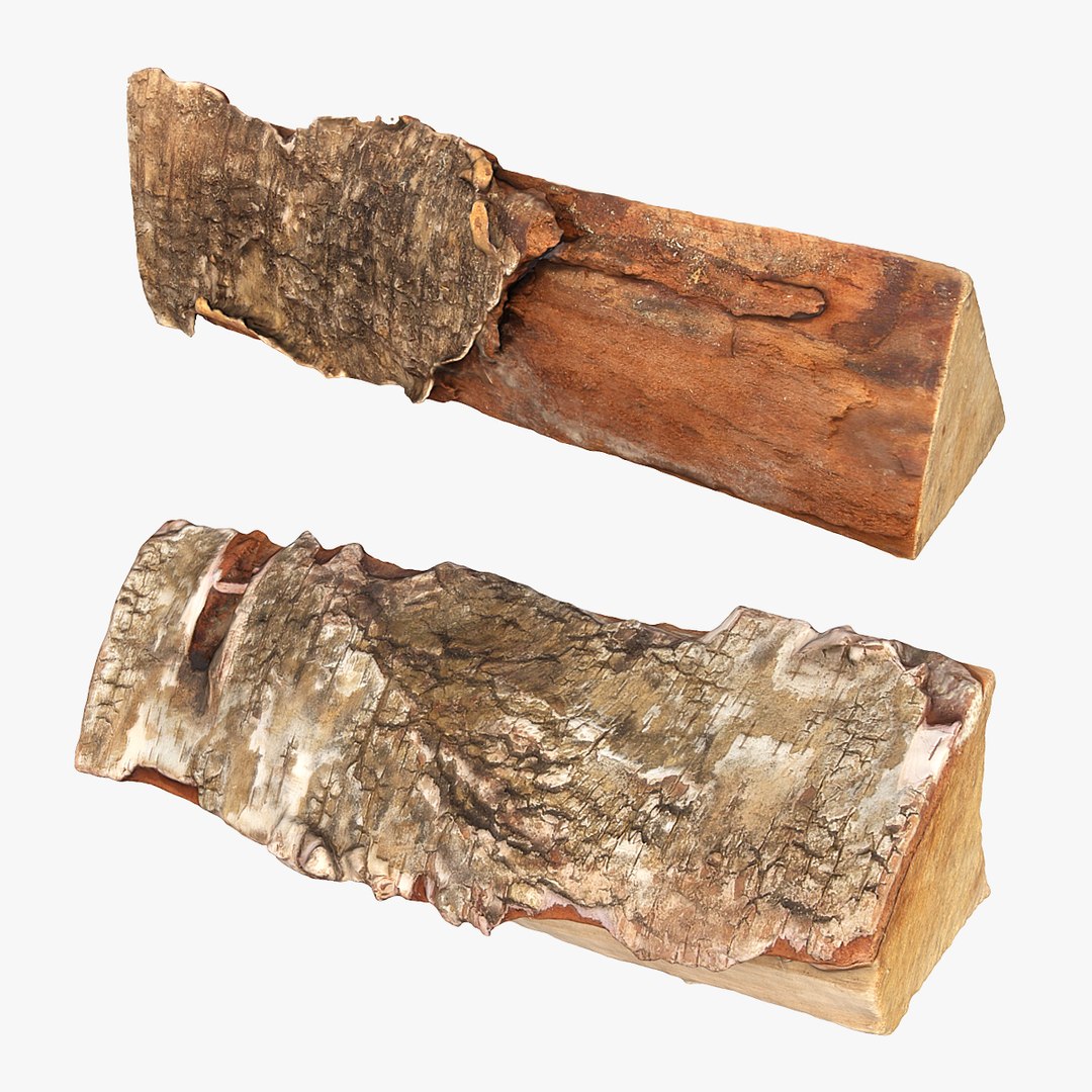 3d Wooden Logs Scan