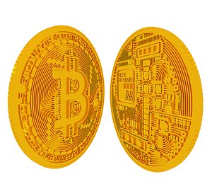 bitcoin coin 3D