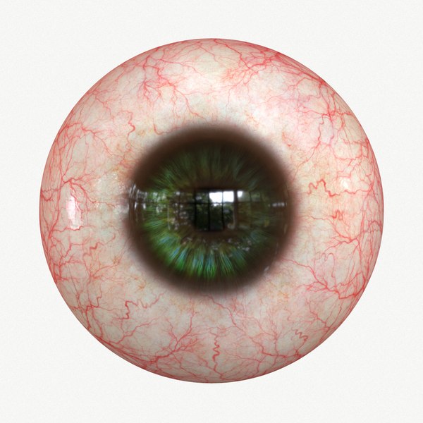 3D Eye Green 2 Real-time 3D model 4k texture Marmoset Toolbag3 Maya FBX OBJ