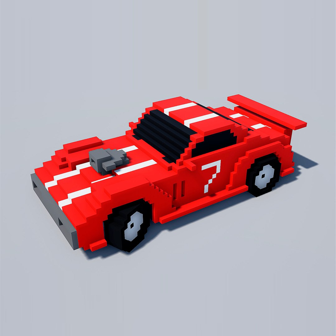 Voxel Cars 3d Model - Turbosquid 1235594