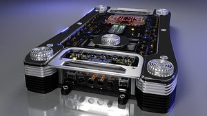 Car amplifier 3D model