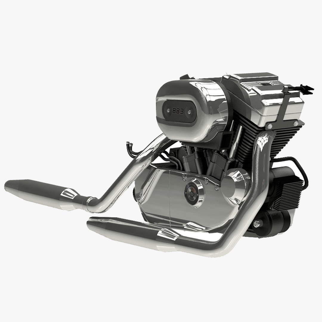 Harley-davidson Evo Engine Model TurboSquid 1218955