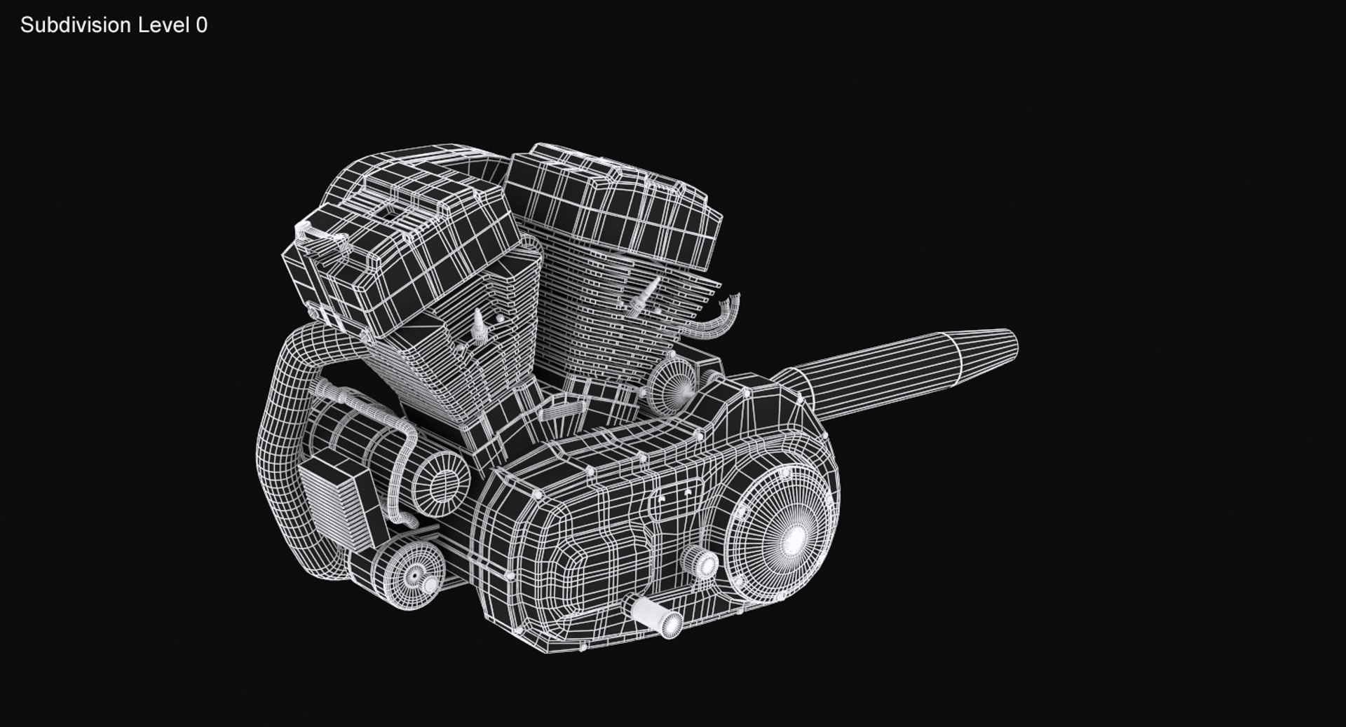 Harley-davidson Evo Engine Model - TurboSquid 1218955