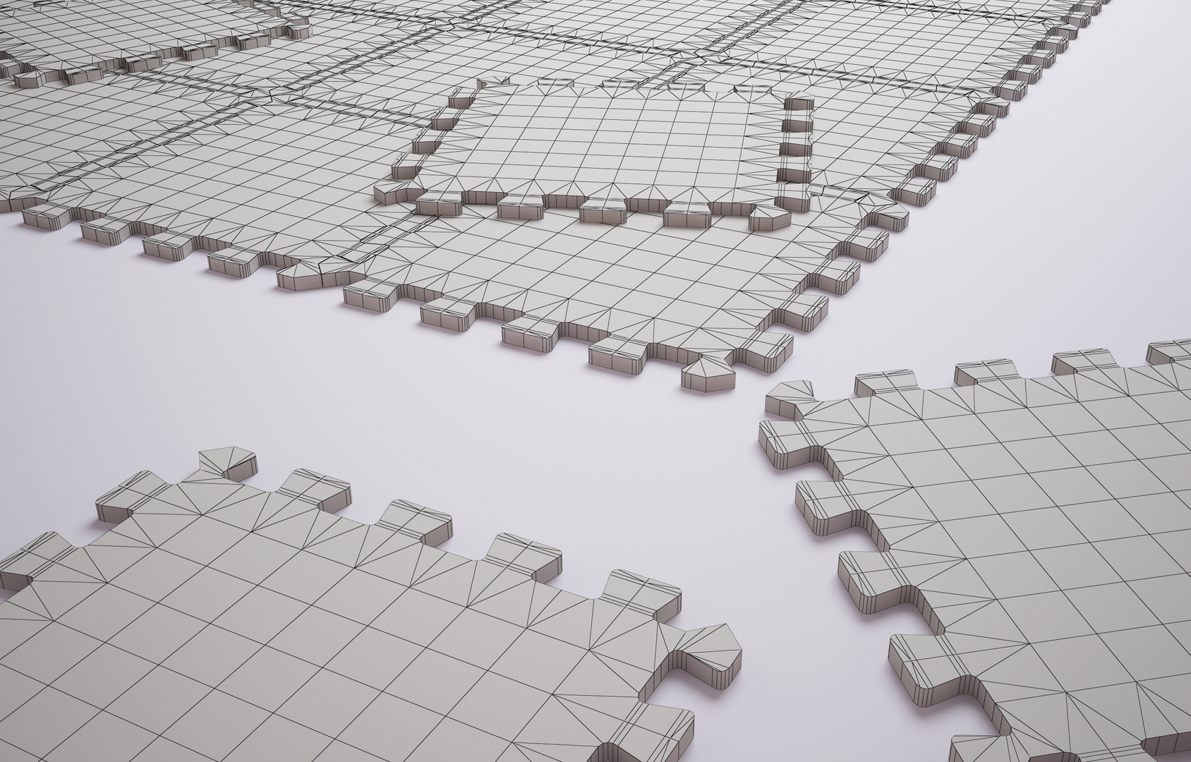 Free puzzle mat 3D model - TurboSquid 1195442