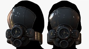 gas mask 3D