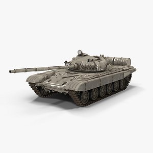 t-72 modeled 3d model