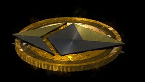 High Detailed Ethereum Bitcoin Crypto Coin Token Blockchain Nft 3 3D model