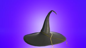 3D Chapeu bruxa