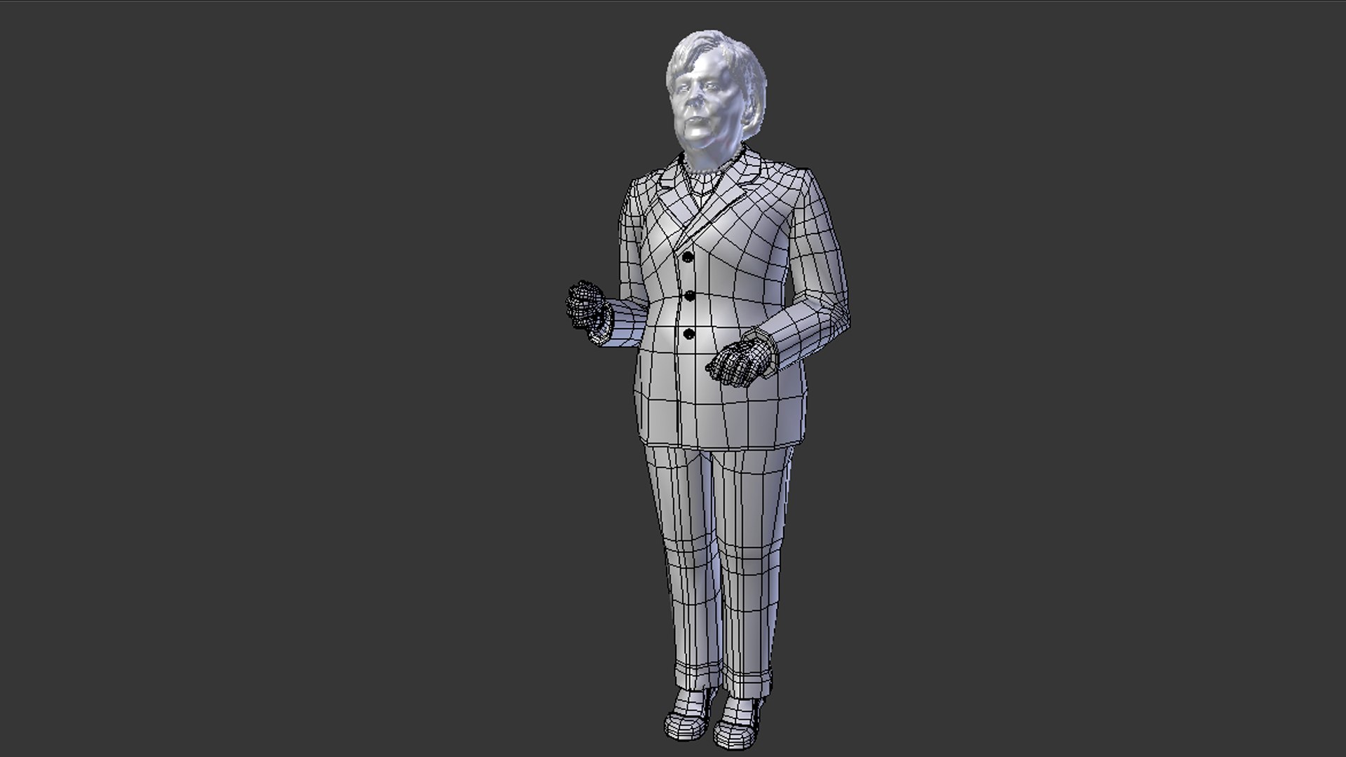 Angela Merkel 3D model https://p.turbosquid.com/ts-thumb/sp/Rg6eML/Hz/wireshot1/png/1739034176/1920x1080/fit_q87/e54fc165367c670678d4bd5990f3645ae35f52f8/wireshot1.jpg